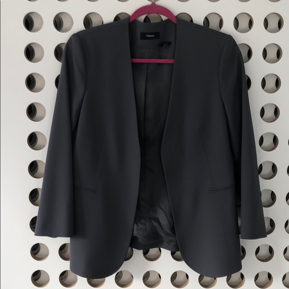 Theory open front blazer